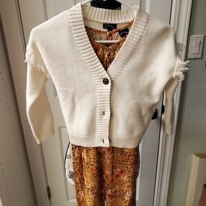 Girls 5t one peice suit with 5t sweater